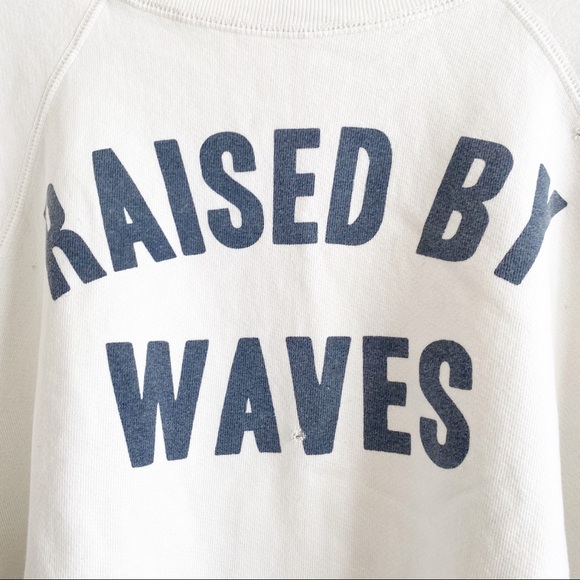 Free People X Retro Brand Raised by waves crew sweatshirt - Picture 6 of 10